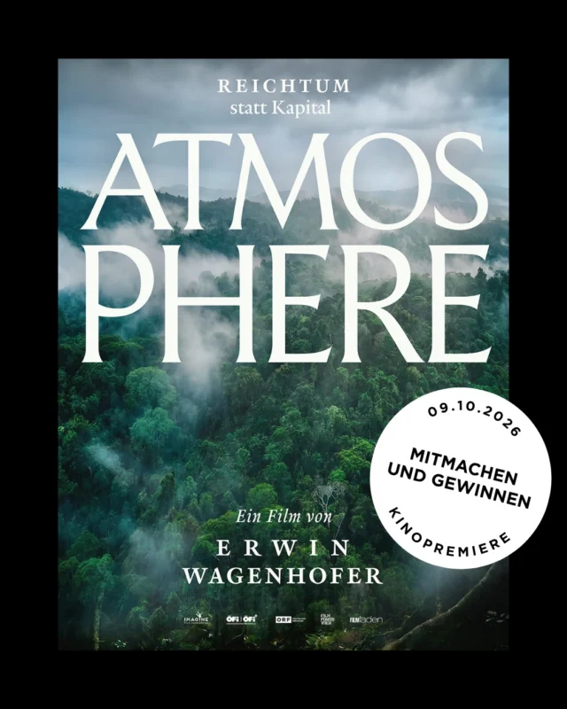 🎬 GEWINNSPIEL – PREMIERENTICKETS FÜR ATMOSPHERE! 🎬
Gemeinsam verlosen wir 5×2 Kinotickets für die Premiere von ATMOSPHERE, dem neuen Film von Erwin Wagenhofer. 🌍✨

In ATMOSPHERE begegnen wir Menschen, die neue Wege gehen: Sie lassen Altes hinter sich, beleben Landschaften neu und zeigen, wie Kooperation, Mut und frische Ideen unsere Zukunft positiv verändern können.

📅 Premiere: 09.10.2026
📍 Ort: KIZ Royal Kino Graz
🎁 Wir verlosen: 5 x 2 Tickets
👉 So nimmst du teil:

1️⃣ Diesen Beitrag liken ❤️
2️⃣ Verrate uns in den Kommentaren, magst du dein Popcorn lieber salzig oder süß?💬
3️⃣ Optional: Folge dem Hotel Weitzer Account für eine höhere Gewinnchance 🙌

🕒 Teilnahmeschluss: 04.10.2026, 23:59 Uhr
📢 Die Gewinner:innen werden am 05.10.2026 per Direktnachricht verständigt.

📌 Teilnahmebedingungen
- Teilnahme kostenlos & ohne Kaufverpflichtung
- Teilnahmeberechtigt sind Personen mit Wohnsitz in Österreich ab 18 Jahren
- Gewinn ist nicht übertragbar und nicht in bar ablösbar
- Deine Daten werden ausschließlich zur Abwicklung des Gewinnspiels verwendet und anschließend gelöscht

Dieses Gewinnspiel steht in keiner Verbindung zu Instagram und wird weder gesponsert, unterstützt noch organisiert von Instagram.